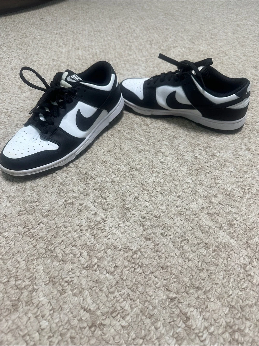 Nike Black and White Low-Top Sneakers